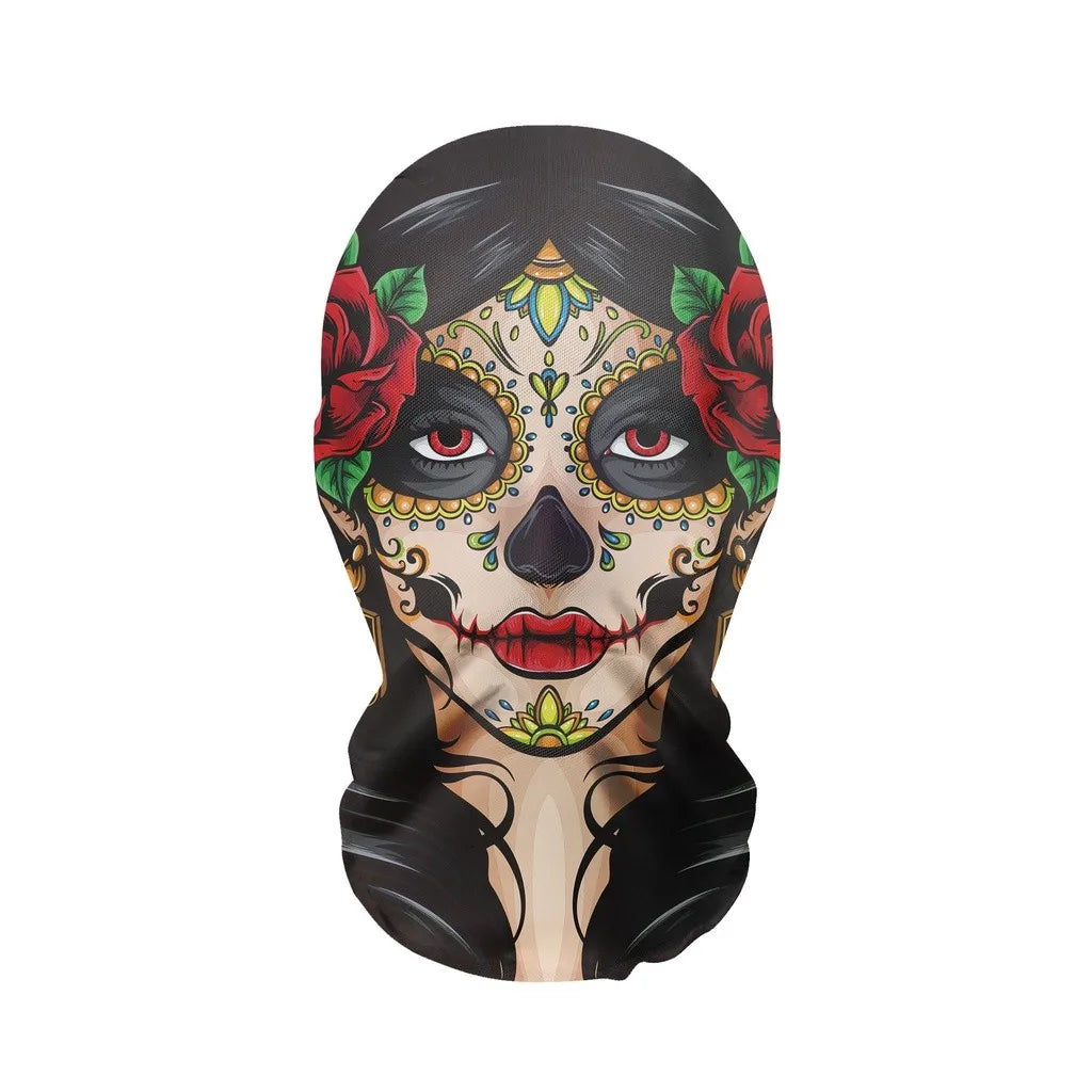 Printed Full-Face Halloween Costume Mask – 7 Designs