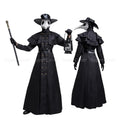 Men's Black Plague Doctor Robe Costume – S–5XL
