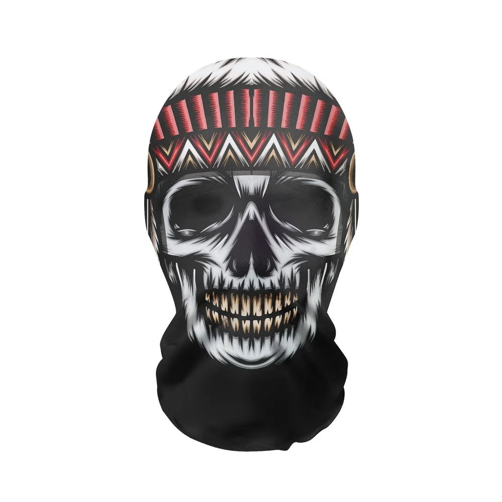 Printed Full-Face Halloween Costume Mask – 7 Designs