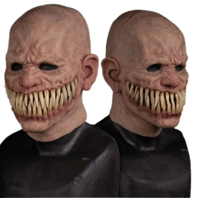 Latex Monster Teeth Halloween Mask – Long or Short Jaw