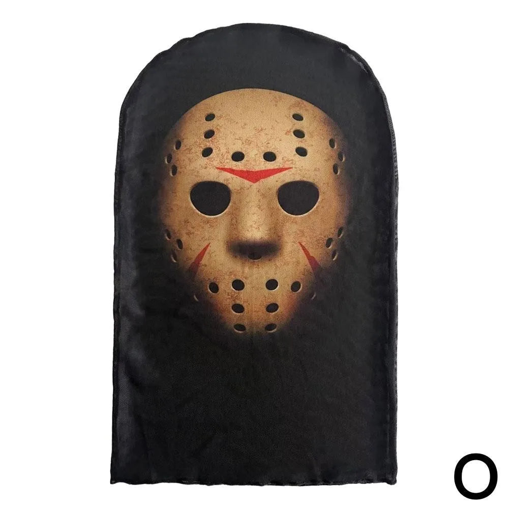 Skeleton Full Face Fashion Headwear Mask Motorcycle Perspective Net Balaclava Bike Outdoor Wearing Halloween, Christmas Mask