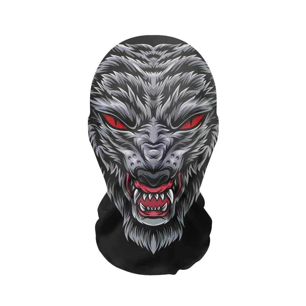 Printed Full-Face Halloween Costume Mask – 7 Designs