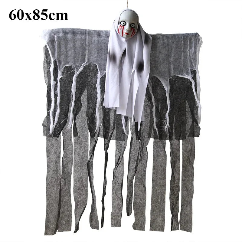 Sound-Activated Light-Up Halloween Witch or Ghost Decoration