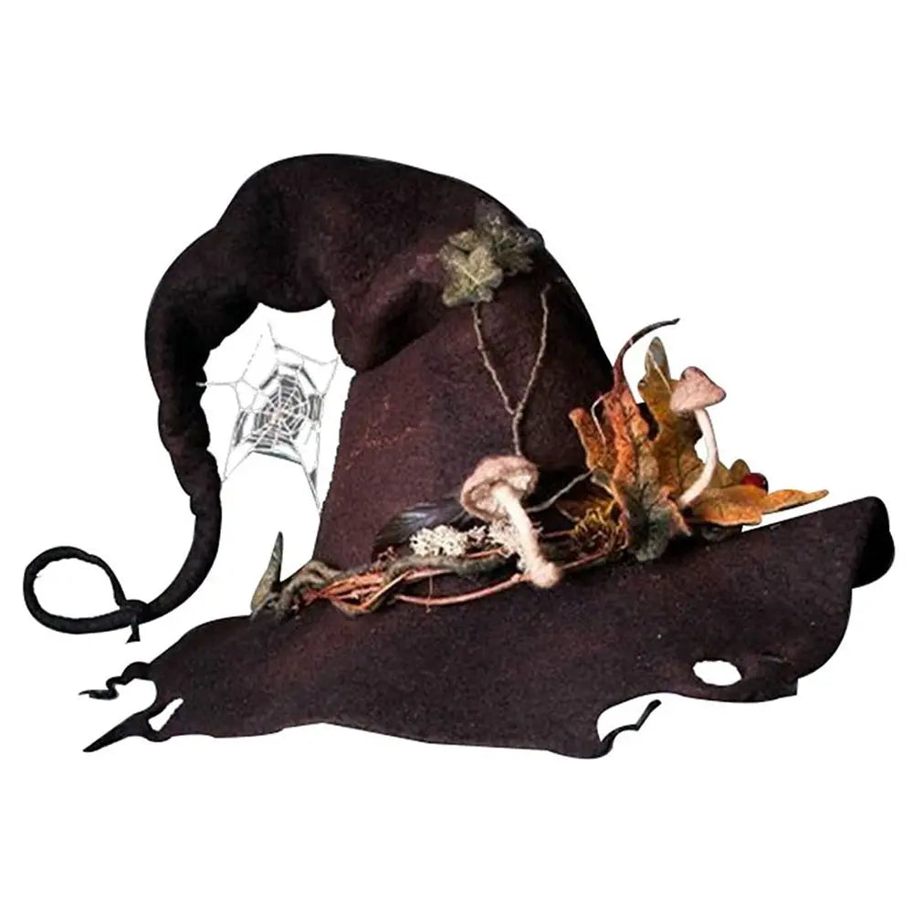 Adult Felt Witch Hat – 5 Decorative Designs