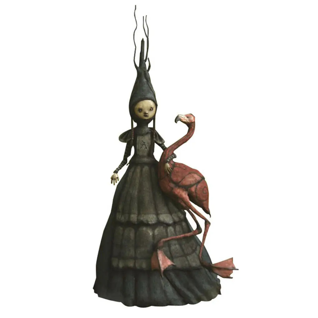 Halloween Resin Witch Figurine – 6.3-Inch Tabletop Decoration