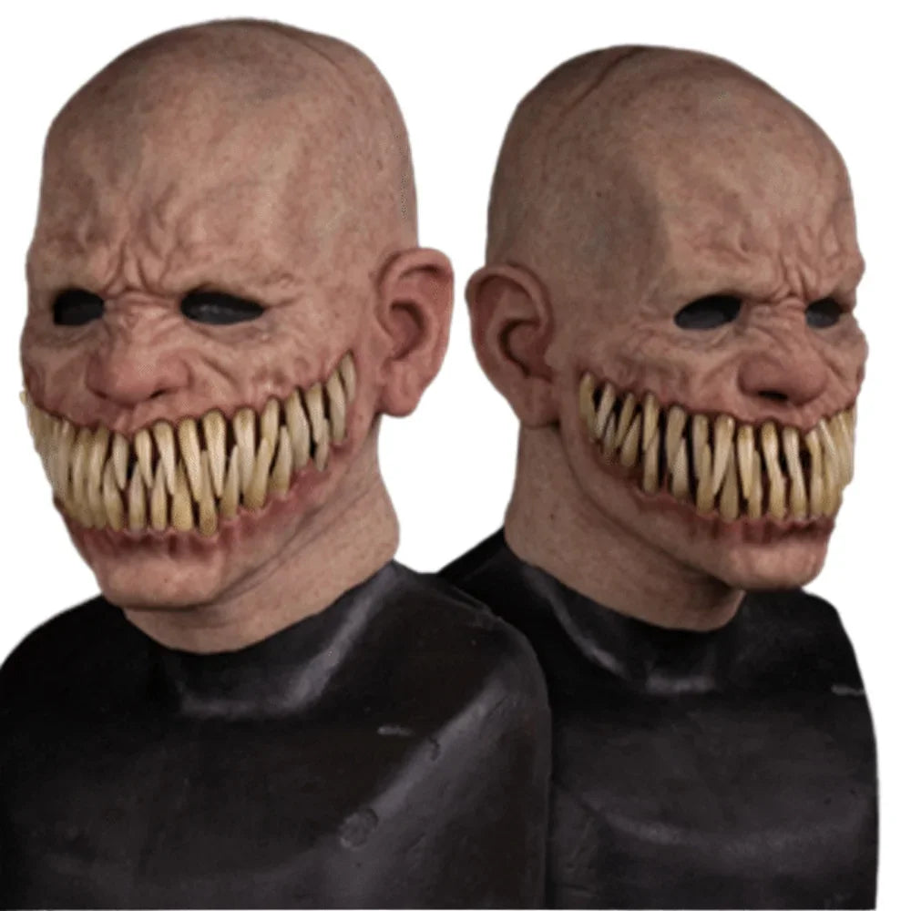 Latex Monster Teeth Halloween Mask – Long or Short Jaw