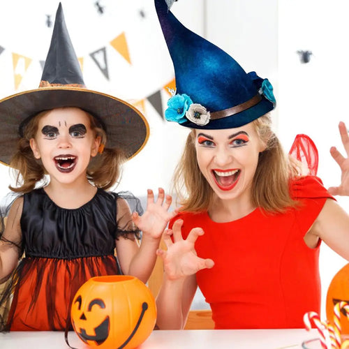 Adult Felt Witch Hat – 5 Decorative Designs